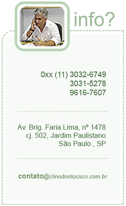 Informacoes ligue 11 30315278 ou 11 30326749 ou 11 996167607 Clinica Odontologica CSCN avenida Faria Lima 1478 Jardim Paulistano em São Paulo SP